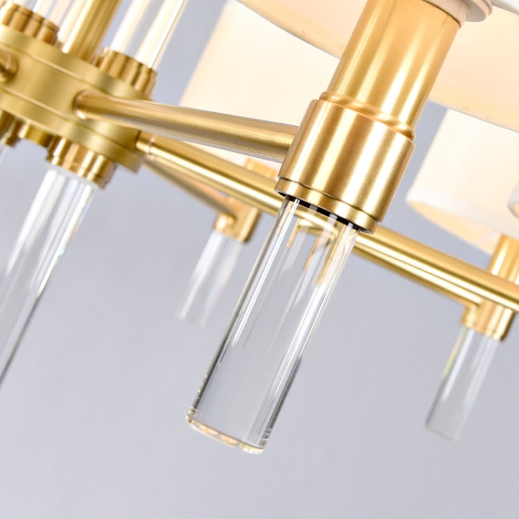 8 Heads  Creative Personality Copper Chandelier(Three-color Light)