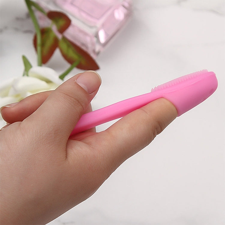 10 PCS Blackhead Brush Face Cleansing Extractor Remover Tool Silicone Finger Massage Brush Face Exfoliating Cleansing Tool