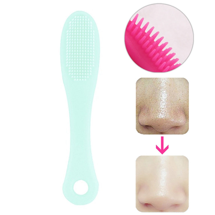 10 PCS Blackhead Brush Face Cleansing Extractor Remover Tool Silicone Finger Massage Brush Face Exfoliating Cleansing Tool
