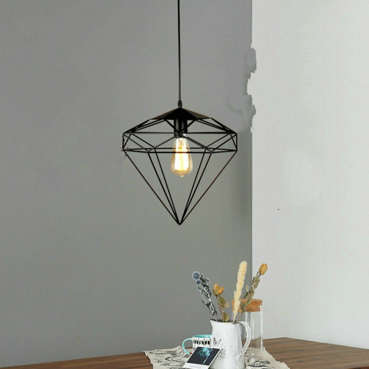 Retro Iron Front Bar Shop Clothing Restaurant Single Head Chandelier without Light Source