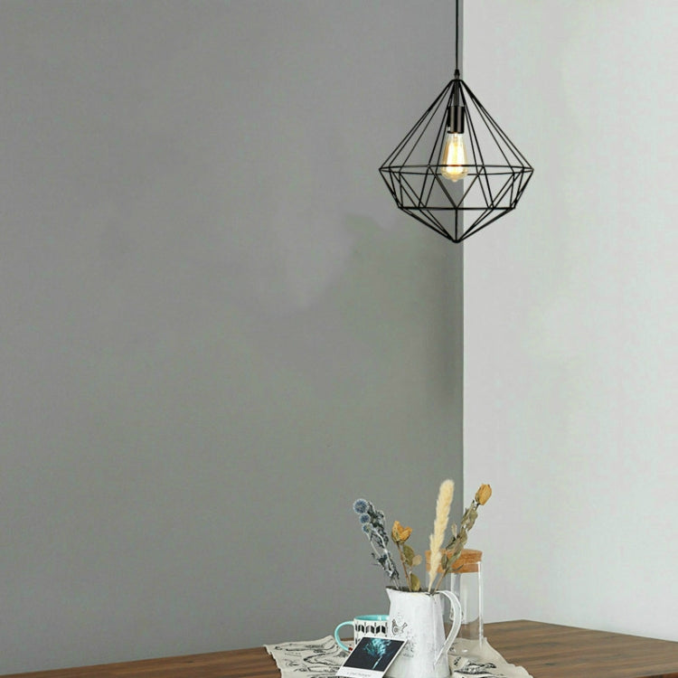 Retro Iron Front Bar Shop Clothing Restaurant Single Head Chandelier without Light Source