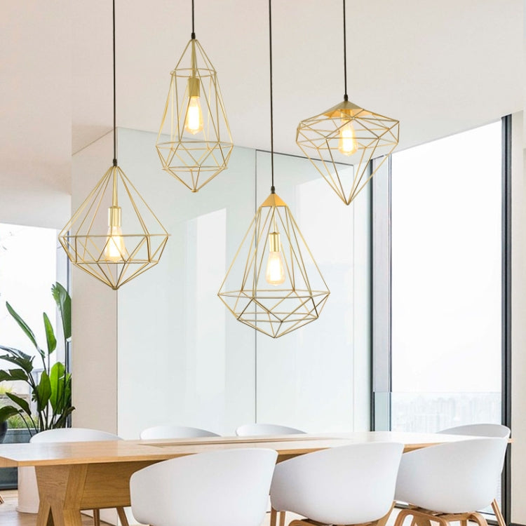 Retro Iron Front Bar Shop Clothing Restaurant Single Head Chandelier without Light Source