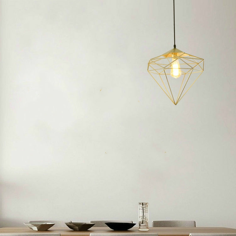 Retro Iron Front Bar Shop Clothing Restaurant Single Head Chandelier without Light Source