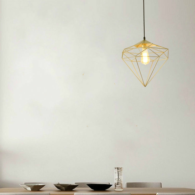 Retro Iron Front Bar Shop Clothing Restaurant Single Head Chandelier without Light Source