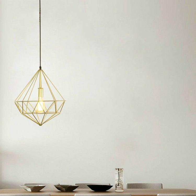 Retro Iron Front Bar Shop Clothing Restaurant Single Head Chandelier without Light Source