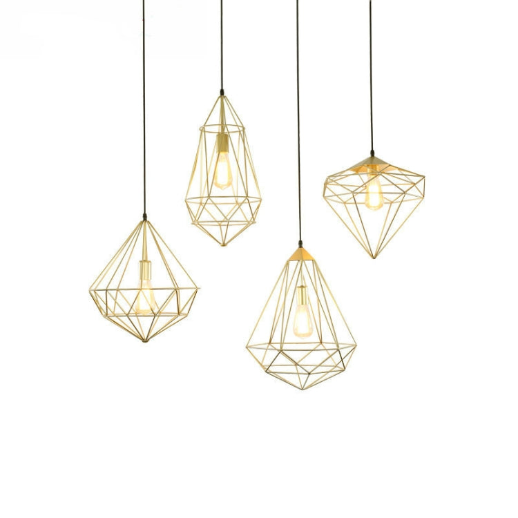 Retro Iron Front Bar Shop Clothing Restaurant Single Head Chandelier with 40W Edison Tungsten Light Bulb