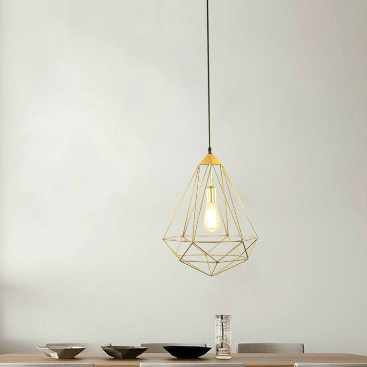Retro Iron Front Bar Shop Clothing Restaurant Single Head Chandelier with 40W Edison Tungsten Light Bulb