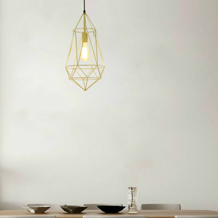 Retro Iron Front Bar Shop Clothing Restaurant Single Head Chandelier with 40W Edison Tungsten Light Bulb