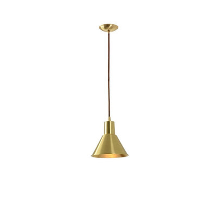 Diameter 16cm Copper Simple Retro Creative Chandelier with 5W White Light LED