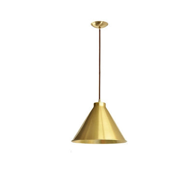 Diameter 30cm Copper Simple Retro Creative Chandelier with 5W Warm Light LED