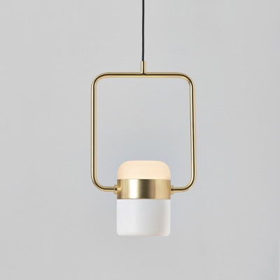 Modern Minimalist Bar Restaurant Bedroom Bedside Single Head Chandelier, Power source: 5W Three-color Light
