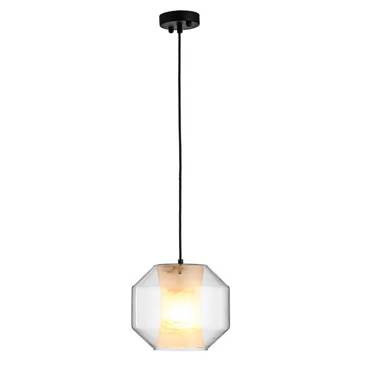 Small  Simple Imitation Marble Model Room Restaurant Bar Bedside Chandelier with 5W Warm LED