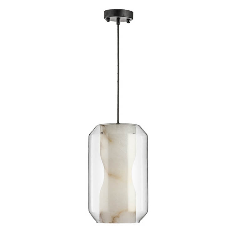 Large Simple Imitation Marble Model Room Restaurant Bar Bedside Chandelier without Light Source