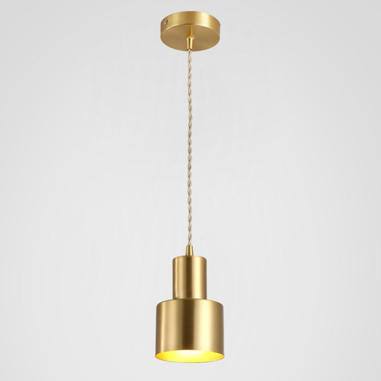 Single Head  Simple Copper Single Head Restaurant Chandelier with 5W Warm White Light LED