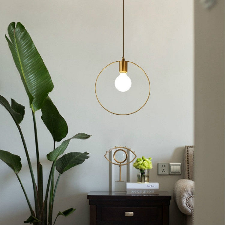 Simple Modern Aisle Copper Lamp without Light Source