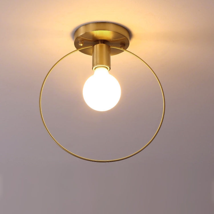 Simple Modern Aisle Copper Lamp without Light Source