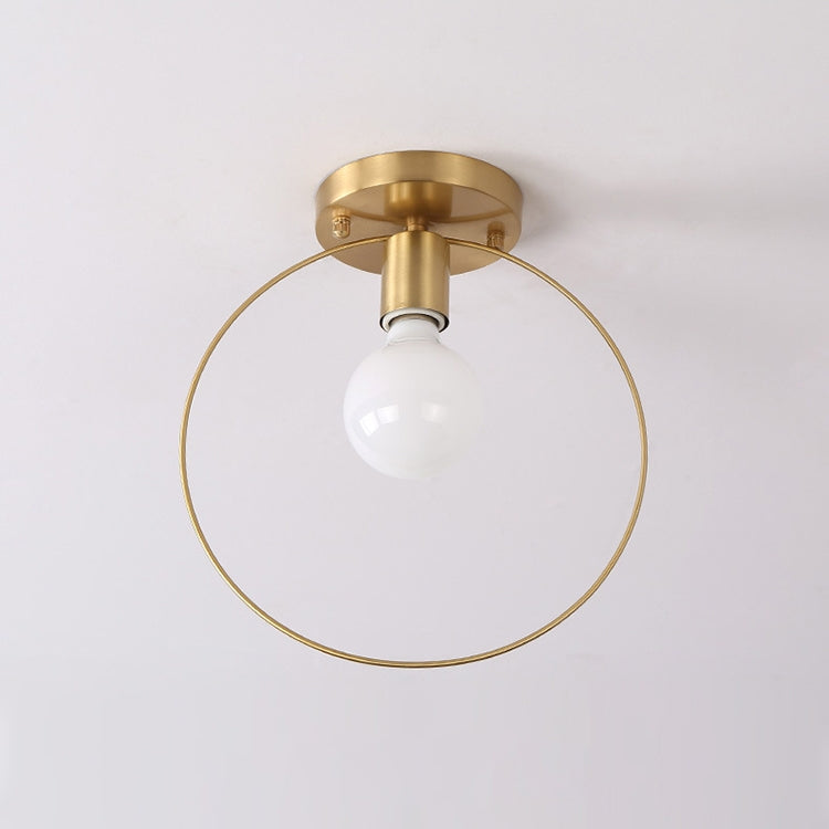 Simple Modern Aisle Copper Lamp without Light Source