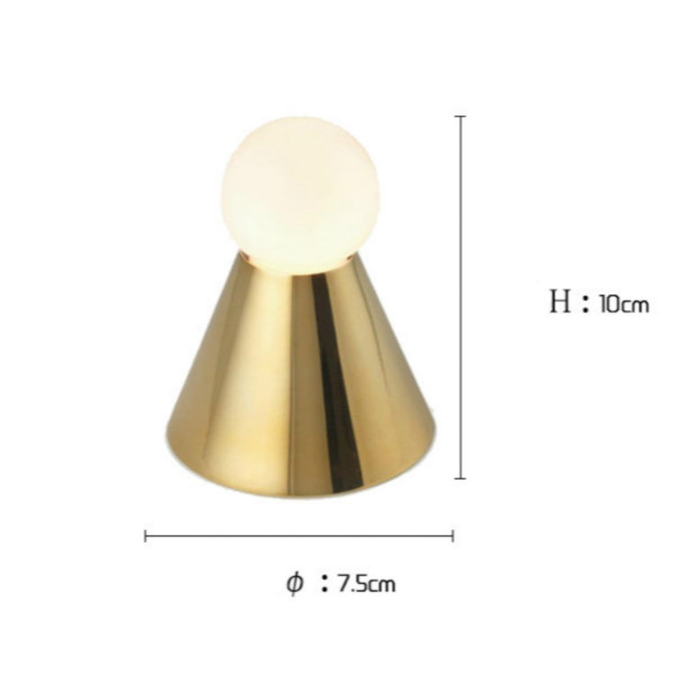 Simple Creative Brass Corridor Ceiling Lamp with 5W White Light LED(Gold)