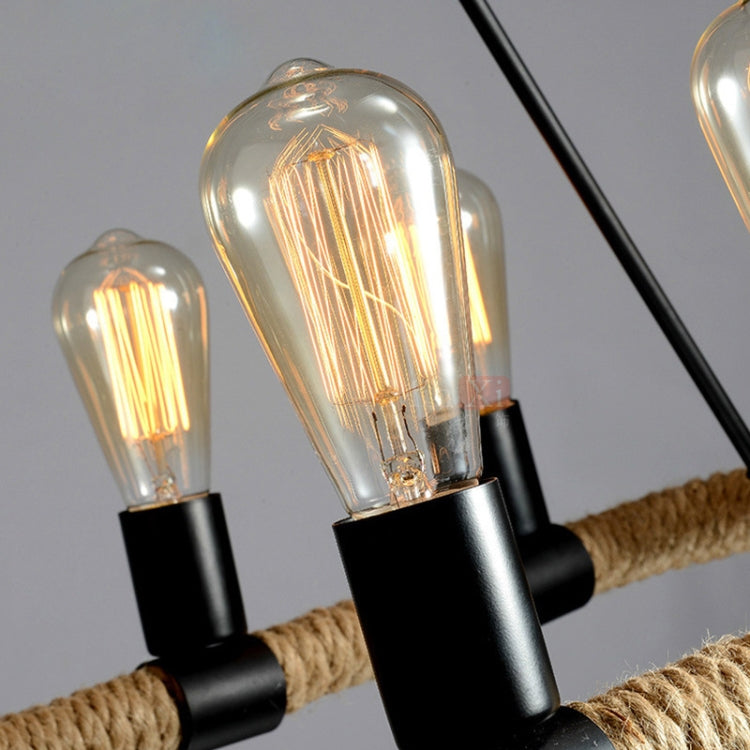 Creative Retro Industrial Wrought Iron Twine Chandelier with 4W LED(10 Heads)