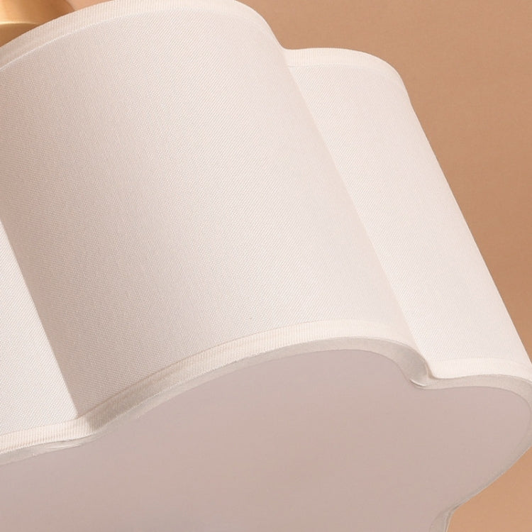 Simple Modern Dining Room Bedroom Study Fabric Ceiling Lamp without Light Source