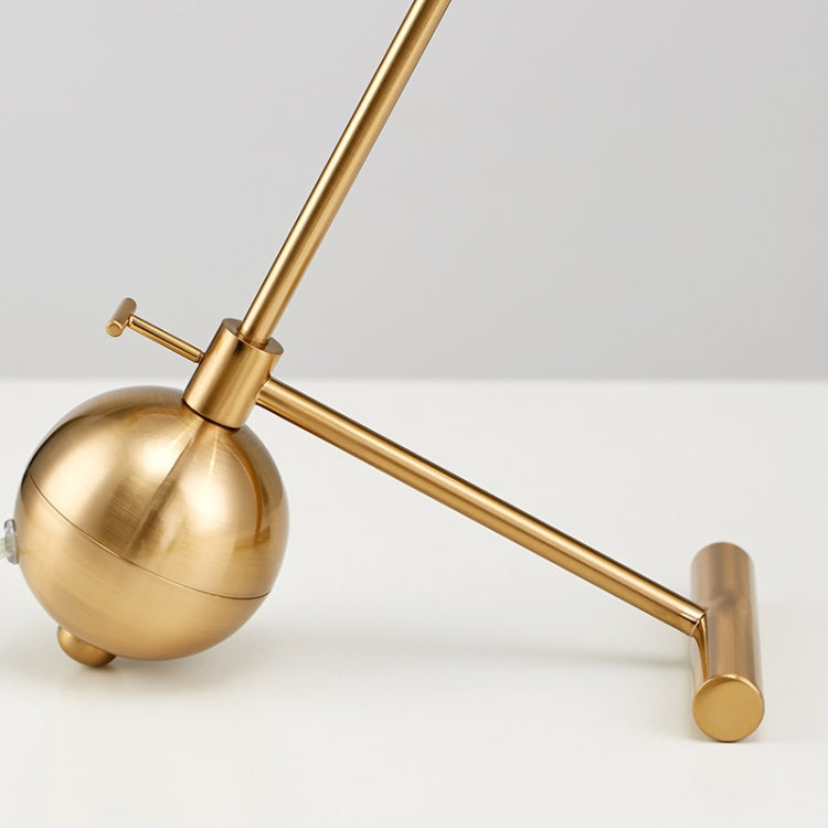 Simple Living Room Bedroom Double Glass Balls Decoration Table Lamp