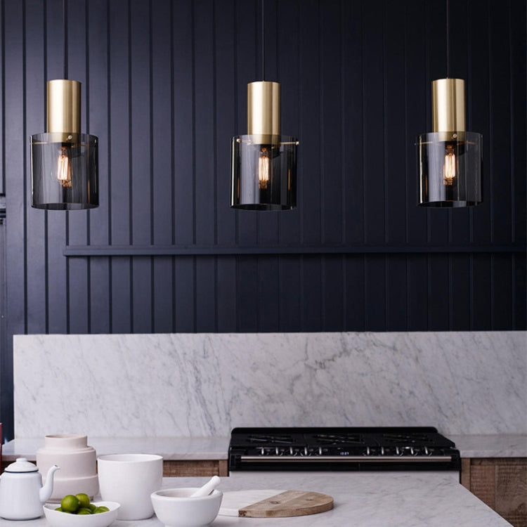 Three Heads  Creative Restaurant Bedside Bedroom Glass Chandelier with White Light LED 5W