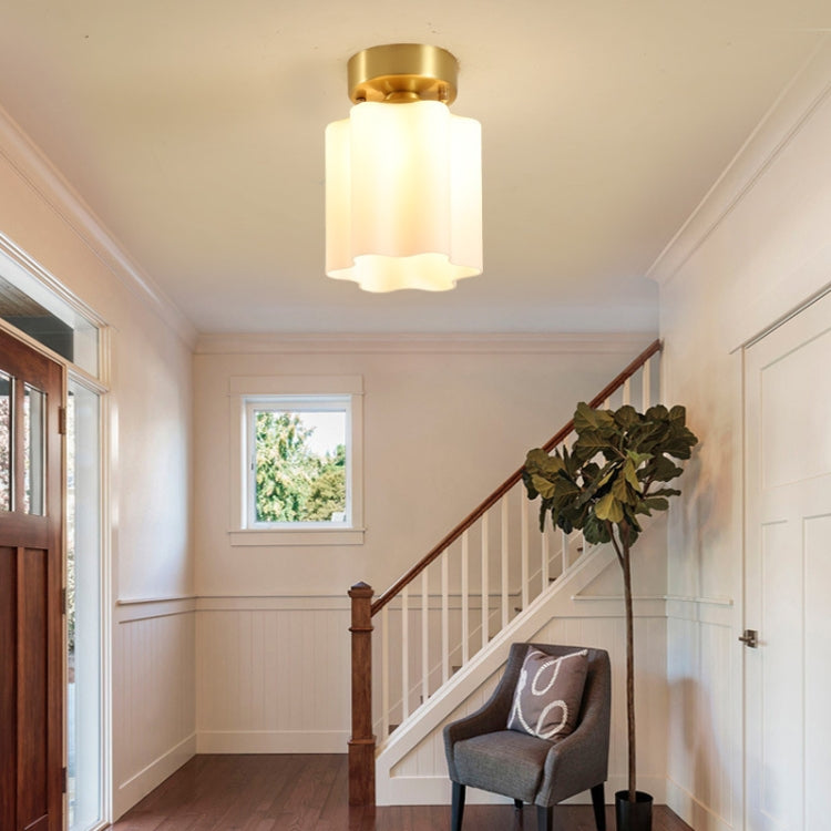 Modern Simple Copper Creative Personality Bedroom Modern Ceiling Lamp without Light Source