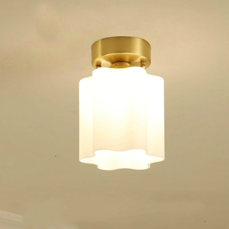 Modern Simple Copper Creative Personality Bedroom Modern Ceiling Lamp with 5W White Light LED
