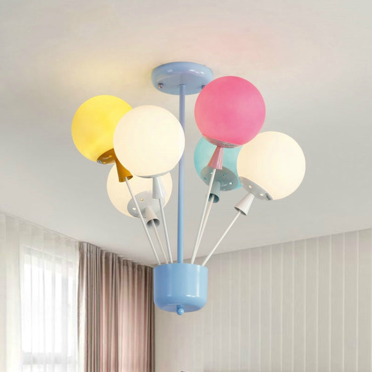 Creative Bedroom Children Room Balloon Ceiling Chandelier with White Light LED 5W
