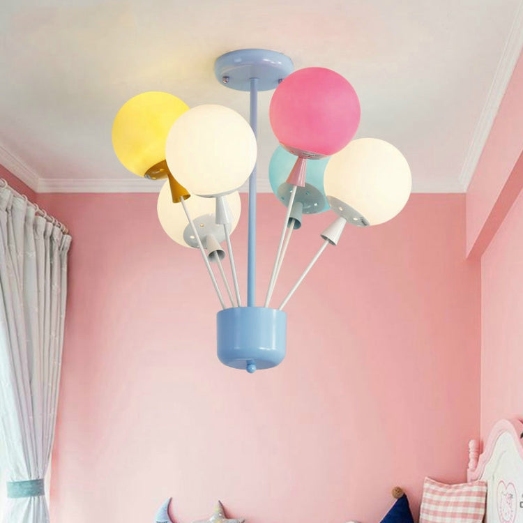 Creative Bedroom Children Room Balloon Ceiling Chandelier with White Light LED 5W