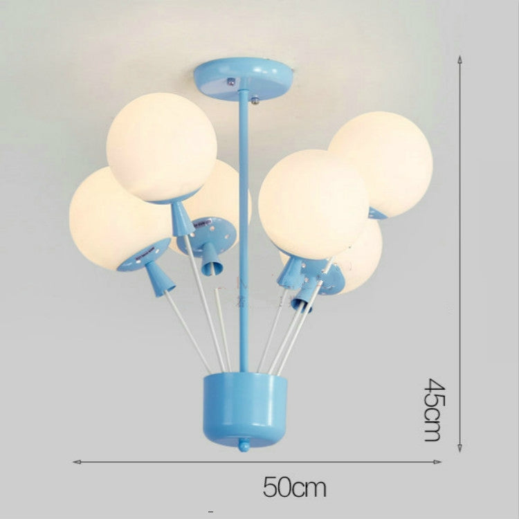 Creative Bedroom Children Room Balloon Ceiling Chandelier with White Light LED 5W