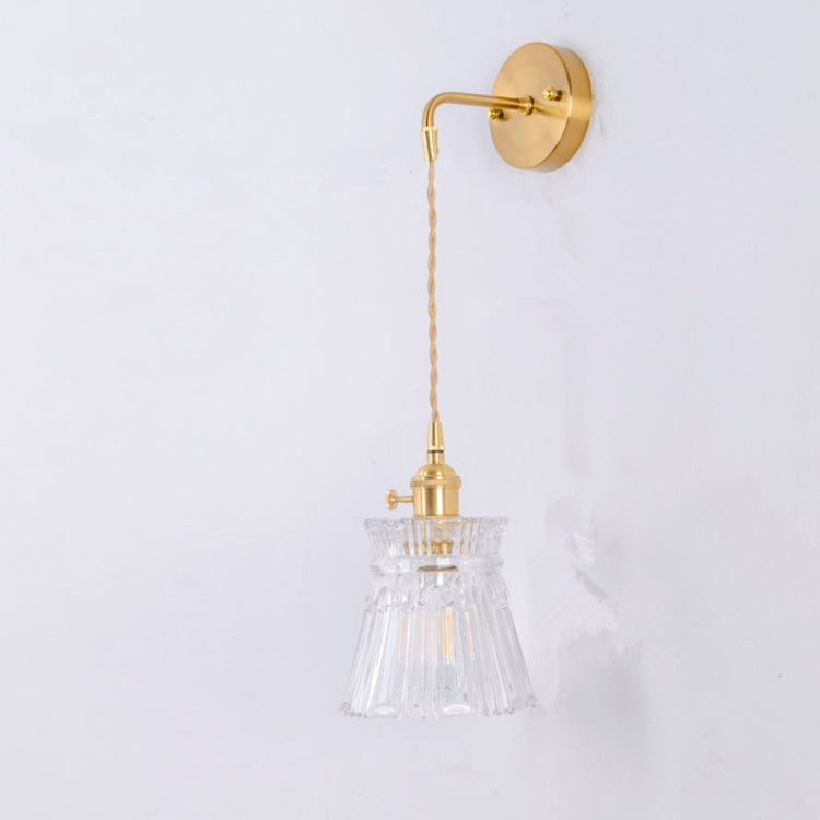 Modern Minimalist Restaurant Bar Single-Head Braided Wire Copper Lamp Chandelier, Power source: Warm Light 5W