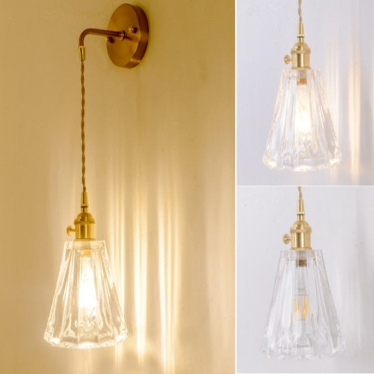Modern Minimalist Restaurant Bar Single-Head Braided Wire Copper Lamp Chandelier, Power source: Warm Light 5W