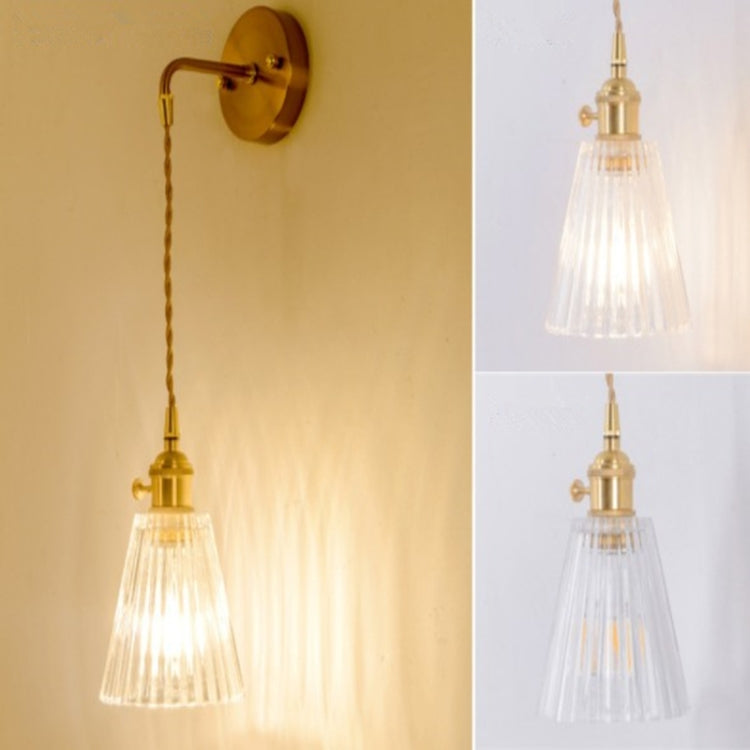 Modern Minimalist Restaurant Bar Single-Head Braided Wire Copper Lamp Chandelier, Power source: Warm Light 5W