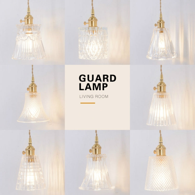 Modern Minimalist Restaurant Bar Single-Head Braided Wire Copper Lamp Chandelier, Power source: Warm Light 5W