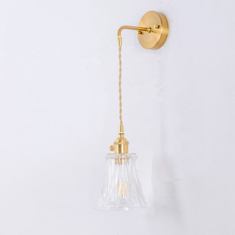 Modern Minimalist Restaurant Bar Single-Head Braided Wire Copper Lamp Chandelier, Power source: Warm Light 5W
