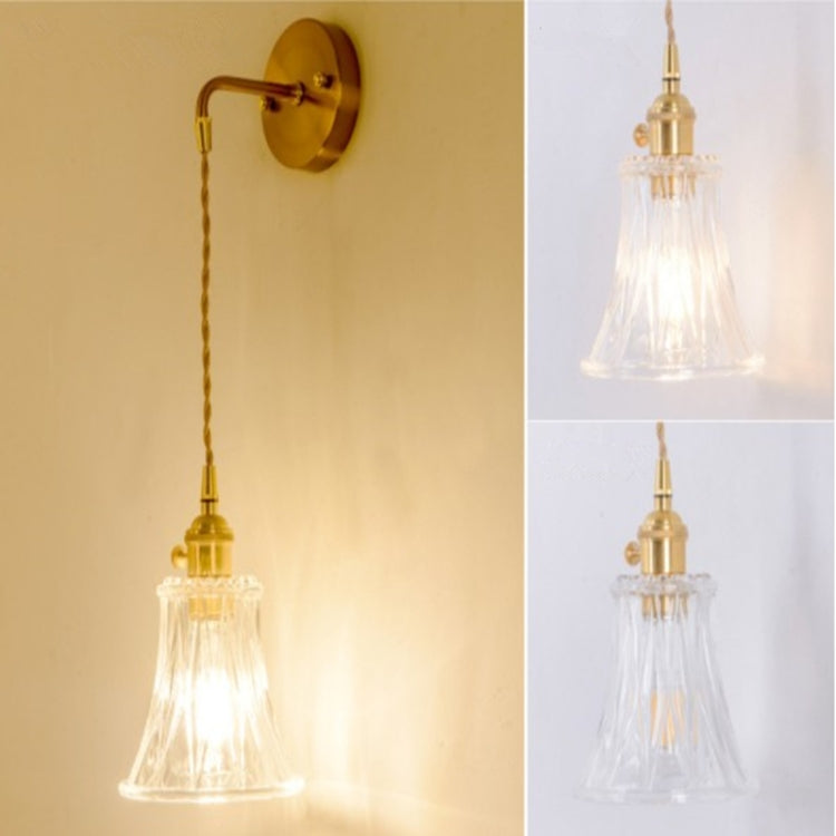 Modern Minimalist Restaurant Bar Single-Head Braided Wire Copper Lamp Chandelier, Power source: Warm Light 5W