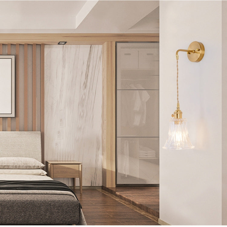 Modern Minimalist Restaurant Bar Single-Head Braided Wire Copper Lamp Chandelier, Power source: Warm Light 5W