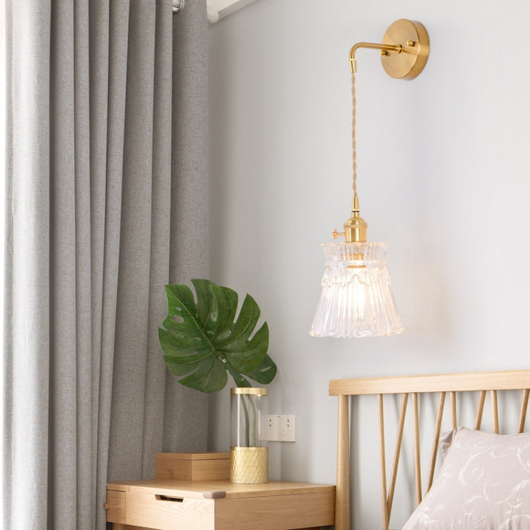 Modern Minimalist Restaurant Bar Single-Head Braided Wire Copper Lamp Chandelier, Power source: White Light 5W