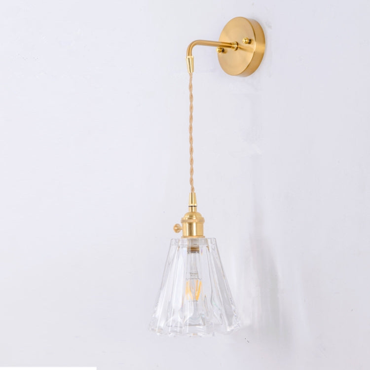 Modern Minimalist Restaurant Bar Single-Head Braided Wire Copper Lamp Chandelier, Power source: White Light 5W
