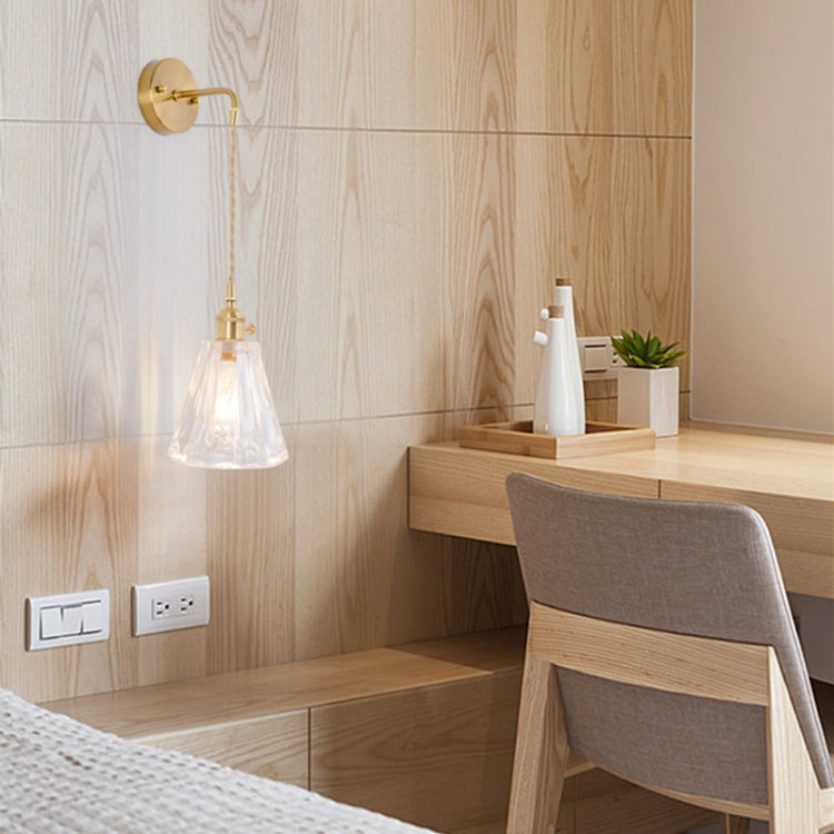 Modern Minimalist Restaurant Bar Single-Head Braided Wire Copper Lamp Chandelier, Power source: White Light 5W