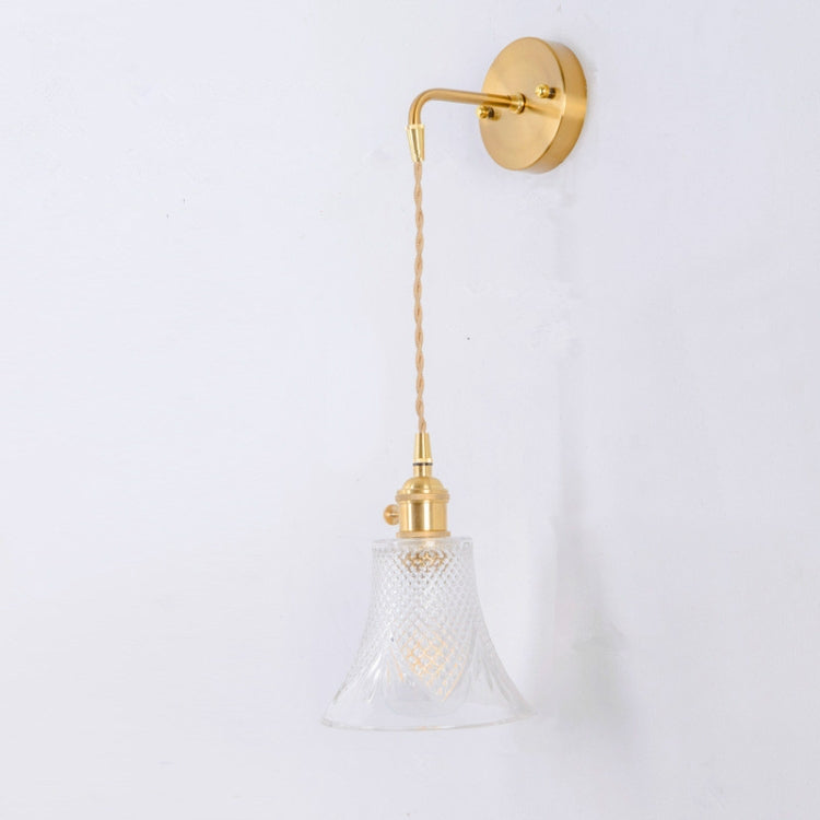 Modern Minimalist Restaurant Bar Single-Head Braided Wire Copper Lamp Chandelier, Power source: White Light 5W