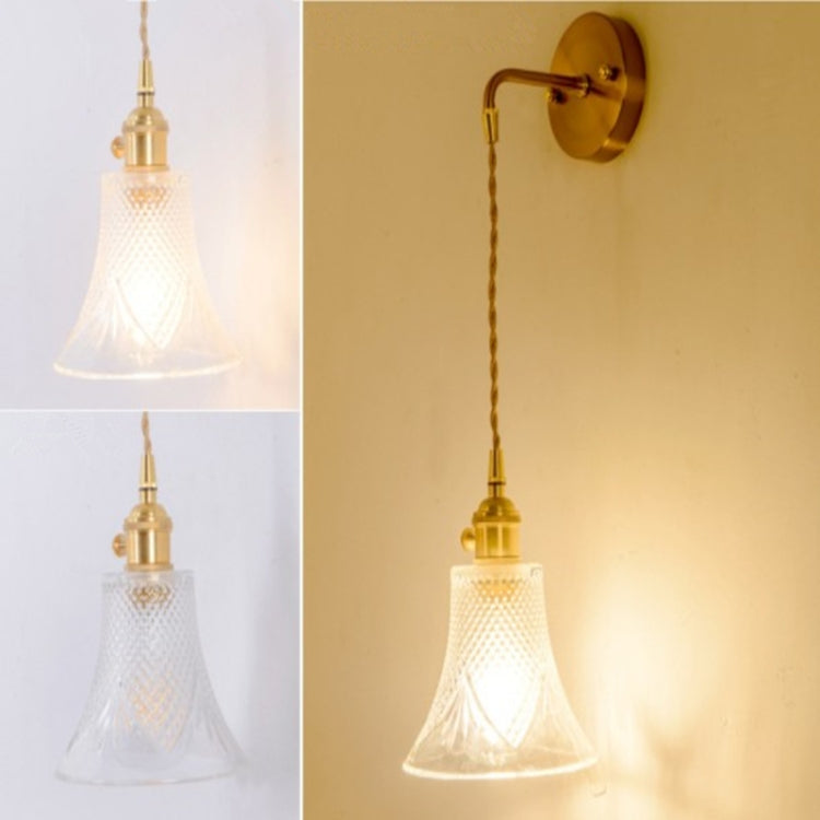 Modern Minimalist Restaurant Bar Single-Head Braided Wire Copper Lamp Chandelier, Power source: White Light 5W