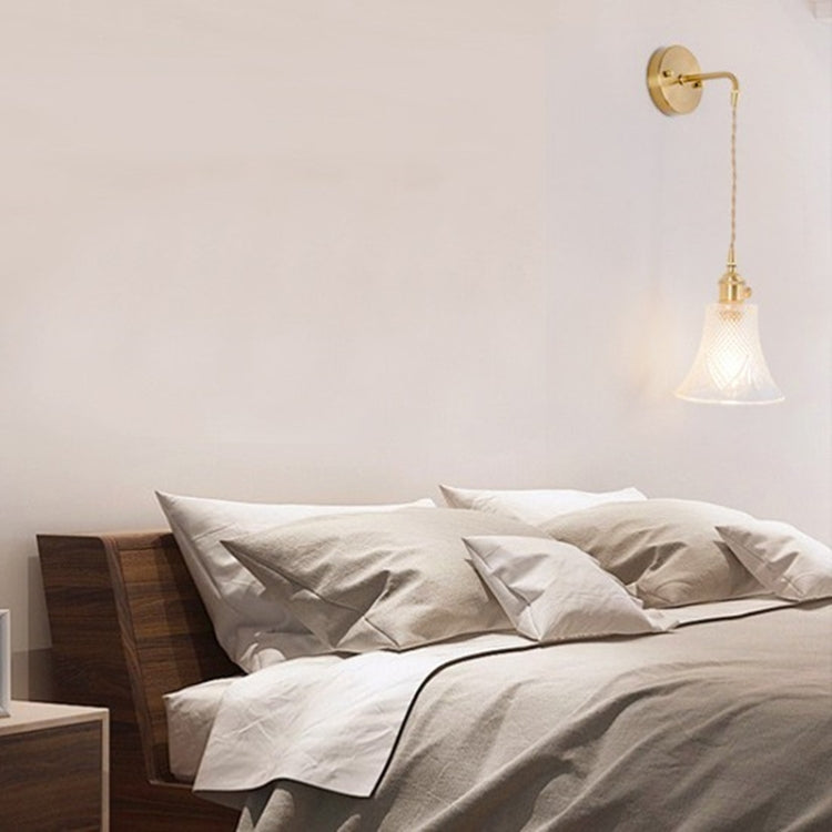 Modern Minimalist Restaurant Bar Single-Head Braided Wire Copper Lamp Chandelier, Power source: White Light 5W