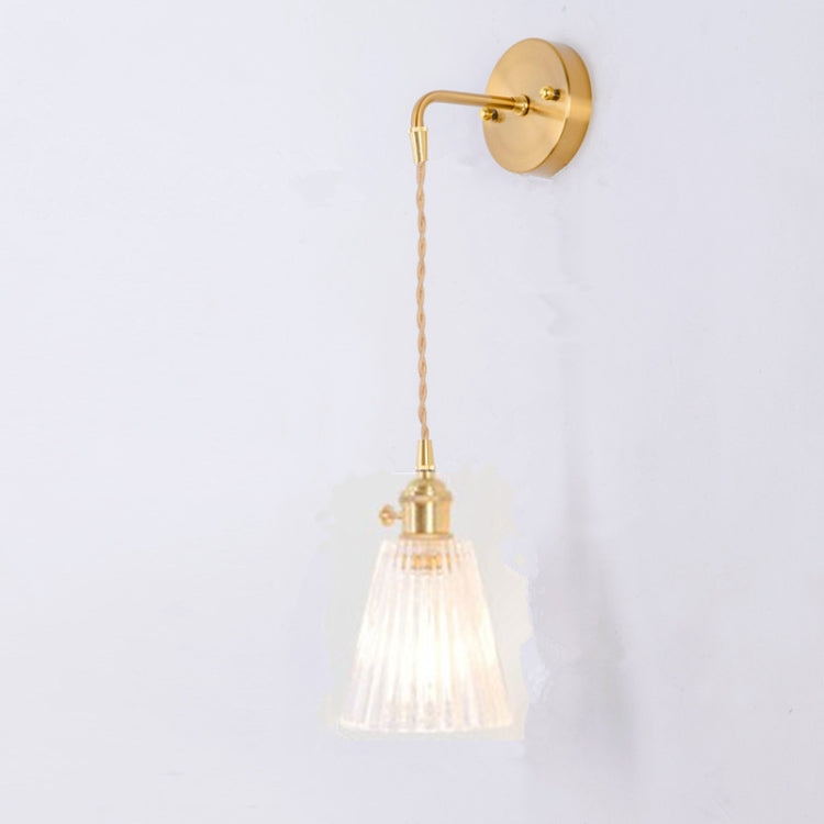Modern Minimalist Restaurant Bar Single-Head Braided Wire Copper Lamp Chandelier, Power source: White Light 5W