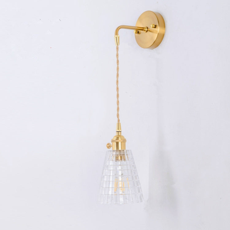 Modern Minimalist Restaurant Bar Single-Head Braided Wire Copper Lamp Chandelier, Power source: White Light 5W