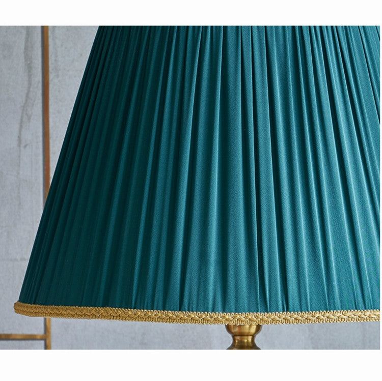 Ceramic Table Lamp Handmade Ceramic Retro European Living Room Bedroom Bedside Table Lamp, Size:L(Q59)