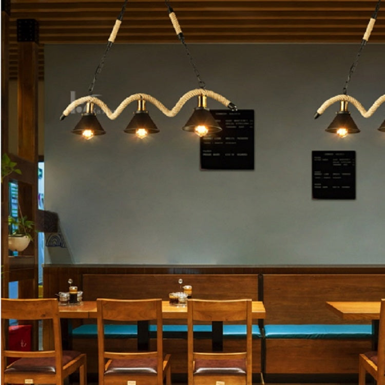 3 Heads  Vintage Industrial Style Restaurant Bar Chandelier, Power source:  White Light LED5W