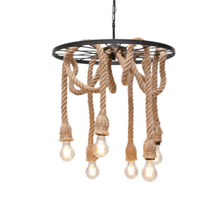 3 Heads  Retro Living Room Dining Room Chandelier without Light Source