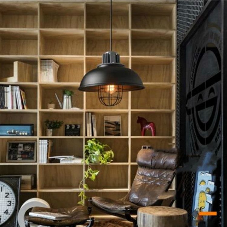 E27 LED Bar Internet Cafe Cafe Bar Restaurant Wrought Iron Nordic Retro Chandelier without Light Source